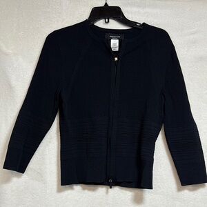 Jones New York Country Essentials Women S Jacket Raglan Sleeve Full Zip Crochet